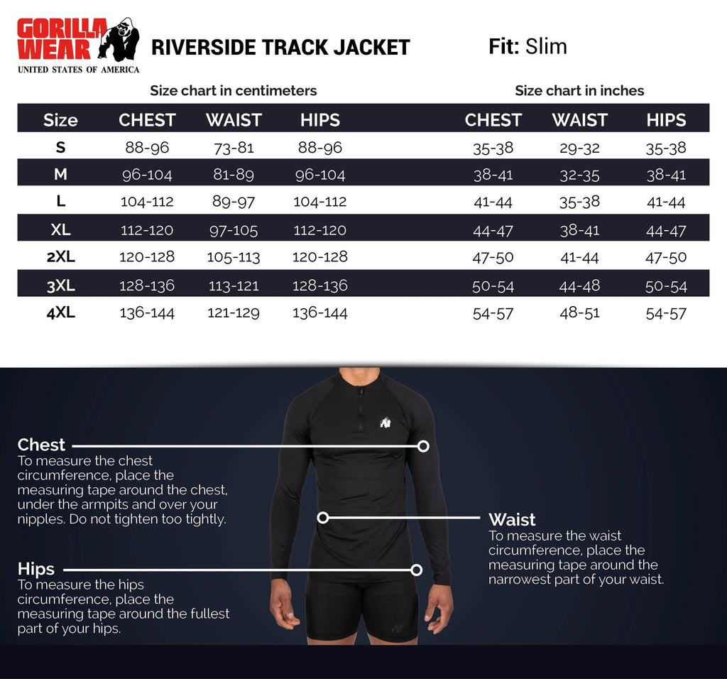 Gorilla Wear Riverside Track Jacket - Grön - Gorilla Wear | Kraft & Kontroll
