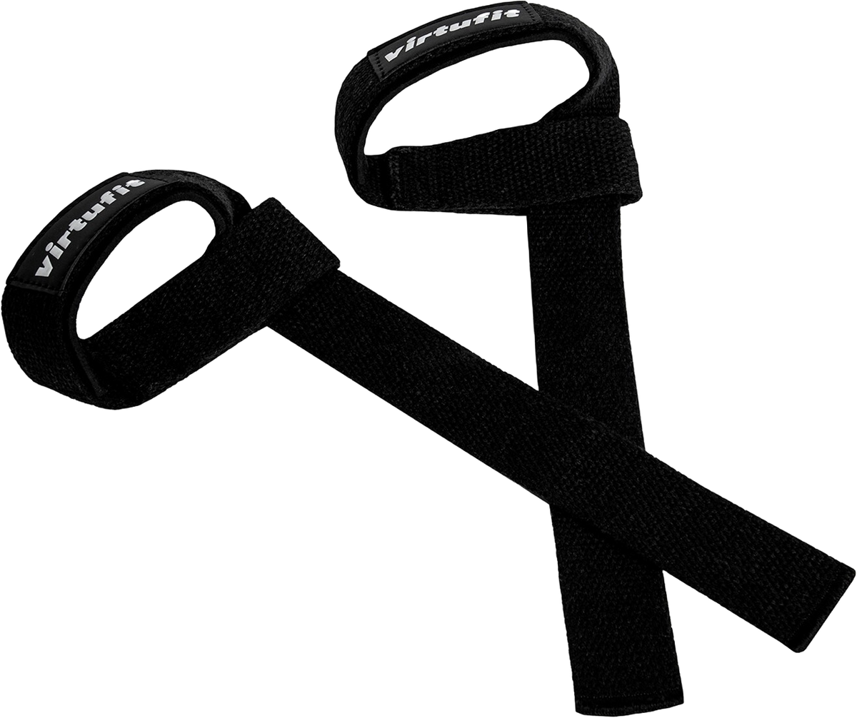 Virtufit Padded Lifting Straps - Svart
