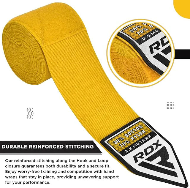 HAND WRAPS 2.5 METER YELLOW